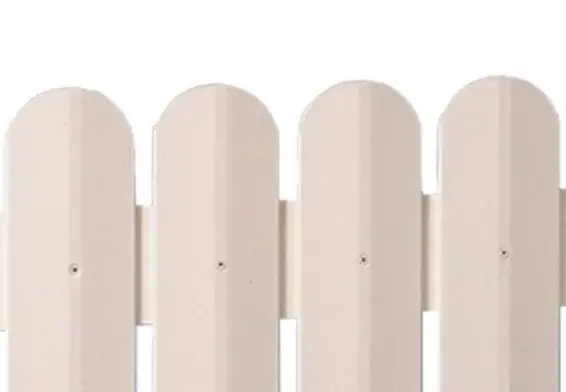 הגדר הלבנה PVC דמוי עץ תוצרת פלרם